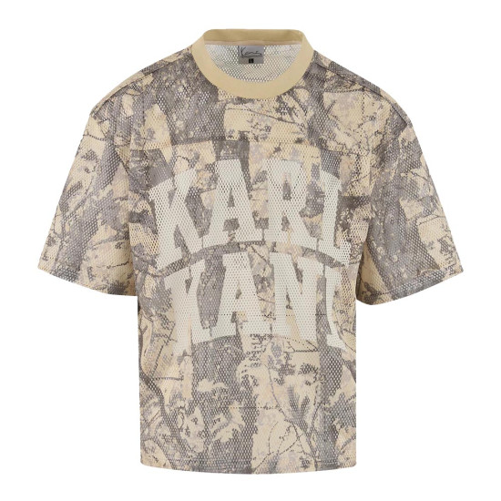 Karl Kani Ανδρική κοντομάνικη μπλούζα Heritage Wood Camo Mesh Boxy Jersey